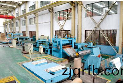 Automatic tracking shear machine line